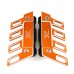 RP0820-3004B Mudguard Twin Rail Saddlebag Guard for Kawasaki Z125 Z250 Z300 Z750 Z800 Z900 Z1000 Z1000SX