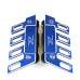 RP0820-3004B Mudguard Twin Rail Saddlebag Guard for Kawasaki Z125 Z250 Z300 Z750 Z800 Z900 Z1000 Z1000SX
