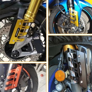 RP0820-3004B Mudguard Twin Rail Saddlebag Guard for Kawasaki Z125 Z250 Z300 Z750 Z800 Z900 Z1000 Z1000SX