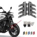 RP0820-3008B Motorcycle Front Fork Protector Guard Anti-Drop Slider Cover for Yamaha XSR 700 2016-Later