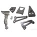 RP0880-2019 Steering damper bracket Support for Kawasaki Ninja 400 Ninja 650R ER-6N ER6F 2009-2011