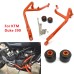 RP0890-131B0 Motorcycle Crash Bar Engine Protector for KTM DUKE 250 390 2013-2016