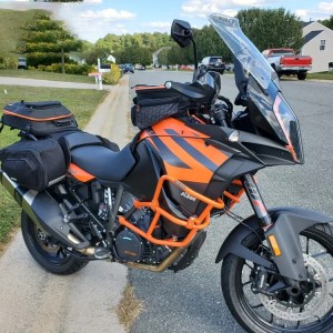 RP0890-1314O Motorcycle Crash Bar Engine Protector for KTM 1290 Super Adventure/R 2015-2023