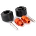 RP0891-6001 Motorcycle Front Axle Fork Crash Sliders for KTM DUKE 125 200 390 2011-2023