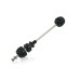 RP0891-6006 FRONT Axle Fork Crash Slider Wheel Pad for Honda CB650R CBR650R 2019-2023