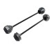 RP0891-8008 Motorcycle Front&Rear Axle Fork Slider Crash Protector for Yamaha MT-09 FZ-09 MT-09 Tracer FJ-09