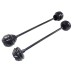 RP0891-8008 Motorcycle Front&Rear Axle Fork Slider Crash Protector for Yamaha MT-09 FZ-09 MT-09 Tracer FJ-09
