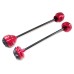 RP0891-8008 Motorcycle Front&Rear Axle Fork Slider Crash Protector for Yamaha MT-09 FZ-09 MT-09 Tracer FJ-09