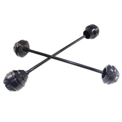 RP0891-8008 Motorcycle Front&Rear Axle Fork Slider Crash Protector for Yamaha MT-09 FZ-09 MT-09 Tracer FJ-09