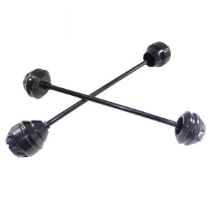 RP0891-8008 Motorcycle Front&Rear Axle Fork Slider Crash Protector for Yamaha MT-09 FZ-09 MT-09 Tracer FJ-09