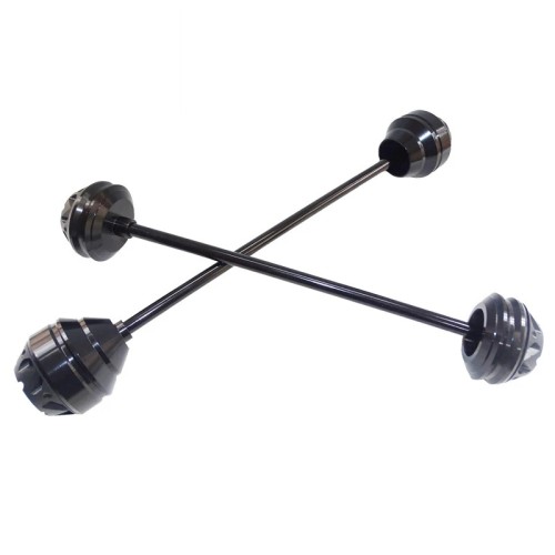 RP0891-8008 Motorcycle Front&Rear Axle Fork Slider Crash Protector for Yamaha MT-09 FZ-09 MT-09 Tracer FJ-09