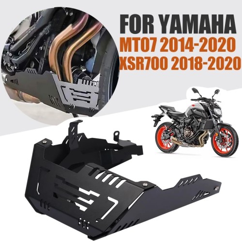 RP0892-1016B Motorcycle  Engine Guard Skid Plate for Yamaha MT-07 FZ-07 2014-2020 XSR700 2018-2020