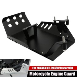 RP0892-1027B Motorcycle Lower Panel Extension Skid Plate Engine Protector for Yamaha MT-09 / SP 2013-2020