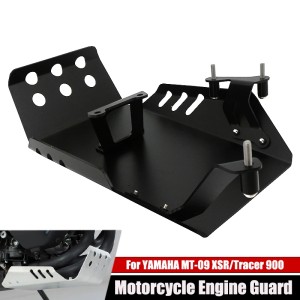 RP0892-1027B Motorcycle Lower Panel Extension Skid Plate Engine Protector for Yamaha MT-09 / SP 2013-2020