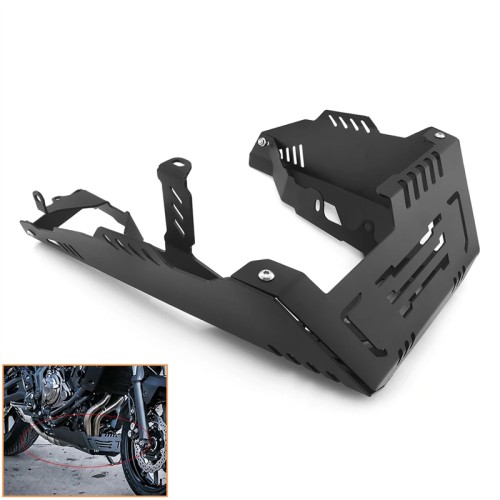 RP0892-1029B Motorcycle Lower Panel Extension Skid Plate Engine Protector for Yamaha MT-07 2014-2020 XSR700 2018-2020