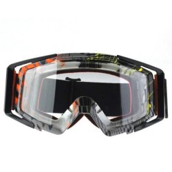 RP3350-1008 Universal Motocross Off Road Dirt Bike Racing Adult Flexible Goggles