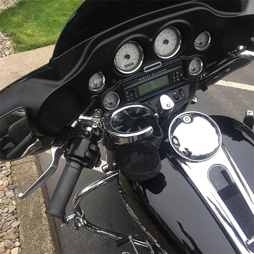 RP3360-4003 Universal Cup Holder Drink Basket Motorcycle 32mm Guard Crash Bar Classic