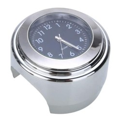 RP9910-7001C Universal Motorcycle handlebar clock Analog clock with handlebar bracket Chrome