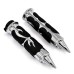 RP9930-2037 Universal Spike Flame Rubber and Aluminum 22mm Handlebar Grips