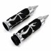 RP9930-2037 Universal Spike Flame Rubber and Aluminum 22mm Handlebar Grips