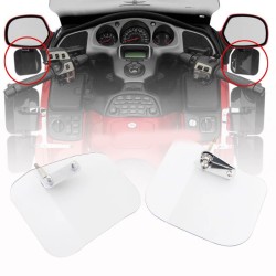 RP9940-2012 Side Wind Wing Deflector Mirror Guard For Honda GL1800 2001-2017 F6B 2013-2017