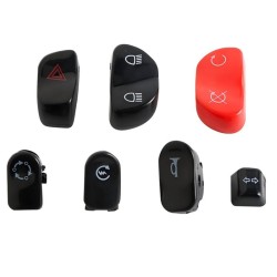 RP9940-4013 7 pcs ABS Hand Controls Housing Switch Covers Button Caps For Victory