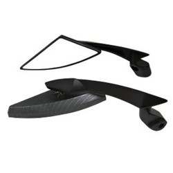 RP9980-1005 Universal Motorcycle Mirror Aluminum Stem and Plastic housing