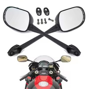 RP9980-1009B Motorcycle Mirror Aluminum stem plastic housing For Honda CBR600RR CBR1000RR CBR600F
