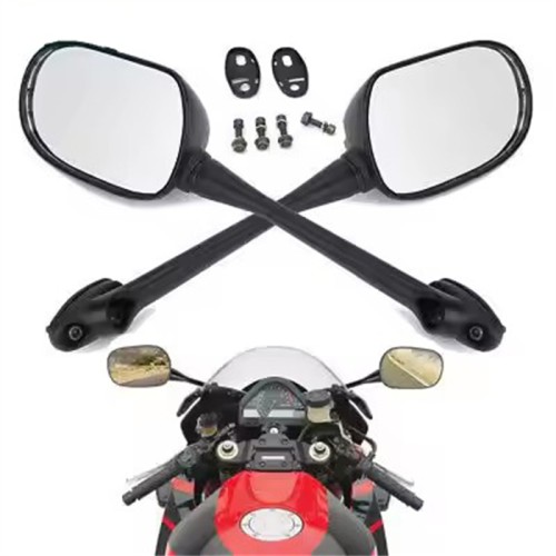 RP9980-1009B Motorcycle Mirror Aluminum stem plastic housing For Honda CBR600RR CBR1000RR CBR600F
