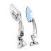 RP9980-1019 Universal All Aluminum Motorcycle Mirror