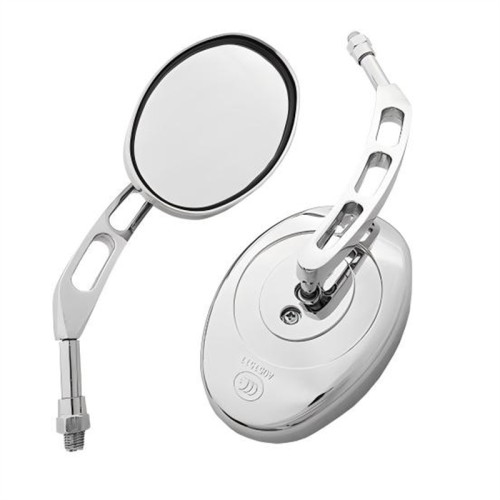RP9980-1025C Universal Motorcycle Mirror Aluminum Stem and Plastic housing
