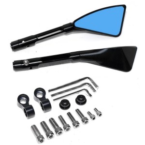 RP9980-1026 Universal Billet AlluminumTri Angle Motorcycle Mirror