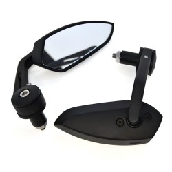RP9980-1042 Universal Billet Aluminum handle bar end Handlebar Motorcycle Mirror