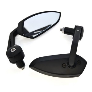 RP9980-1042 Universal Billet Aluminum handle bar end Handlebar Motorcycle Mirror