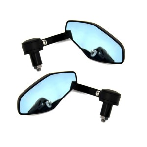 RP9980-1043 Universal Billet Aluminum handle bar end Handlebar Motorcycle Mirror