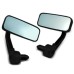 RP9980-1047 Universal 1 Inch or 7/8 inch Rectangle Bar End Rear Motorcycle Handlebar Mirror