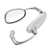 RP9980-1092 Universal 2 Pcs Custom Universal Left+Right Retro L Bar Motorcycle ATV Side Mirrors