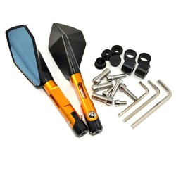 RP9980-1094 Universal Die cast Tri Angle Motorcycle Mirror