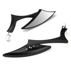 RP9980-1096B Universal Aluminum Rear Side Mirror with M8 or M10 adapter