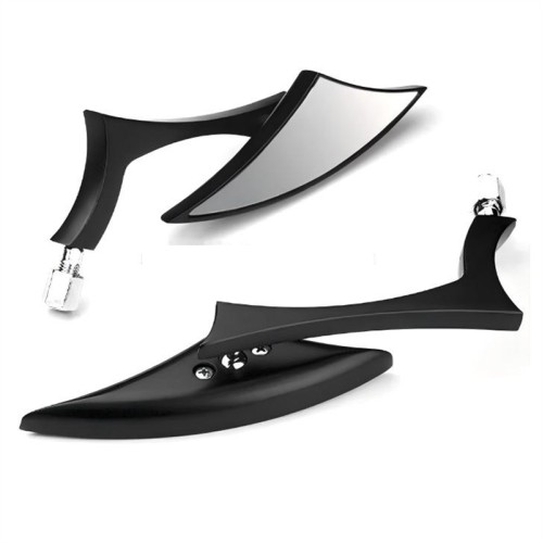 RP9980-1096B Universal Aluminum Rear Side Mirror with M8 or M10 adapter