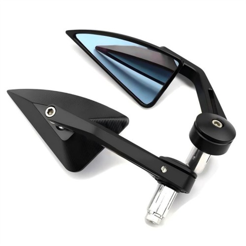 thumbnail image 2 of Classic Silver Handlebar Mirror For MZ RT 125 Motorcycle – Vintage Style 2 of 6