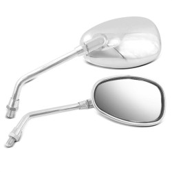 RP9980-1099C Universal Aluminum Rear Side Mirror with M8 or M10 adapter