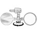 RP9980-1131B Universal Motorcycle Mirrors
