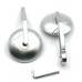 RP9980-1160 Universal Motorcycle Rearview Mirror Retro Round Mirror