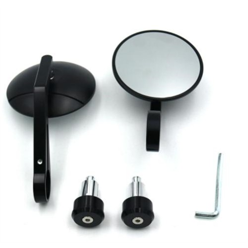 RP9980-1160 Universal Motorcycle Rearview Mirror Retro Round Mirror