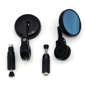 RP9980-1172 Universal Mirror Motorcycle Rearview Side Mirrors Mini Mirror Black