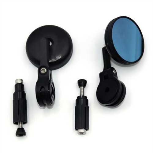RP9980-1172 Universal Mirror Motorcycle Rearview Side Mirrors Mini Mirror Black