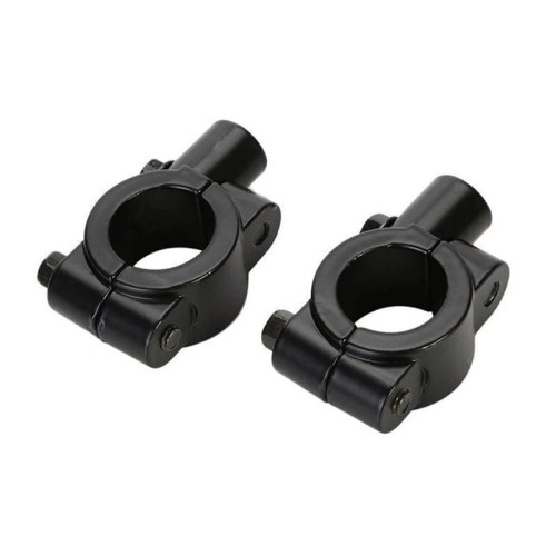 RP9980-2003B Universal Aluminum Mirror Adapter 22mm Handle Bar,Mirror hole 8mm