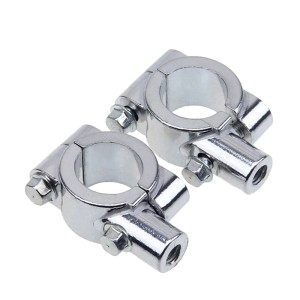 RP9980-2004 Universal Aluminum Mirror Adapter 22mm Handle Bar,Mirror hole 10mm