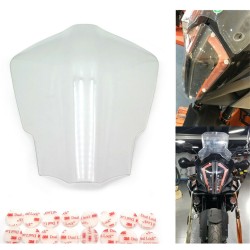RP6610-3032E Motorcycle Headlight Lens Screen Protective Cover Shield For KTM 1050 Adventure 2015-2017 KTM 1090 Adventure/R 2017-2019 KTM 1190 Adventure/R 2013-2016 KTM 1290 Super Adventure/T 2015-2020(Except KTM 1290 Super Adventure S/R